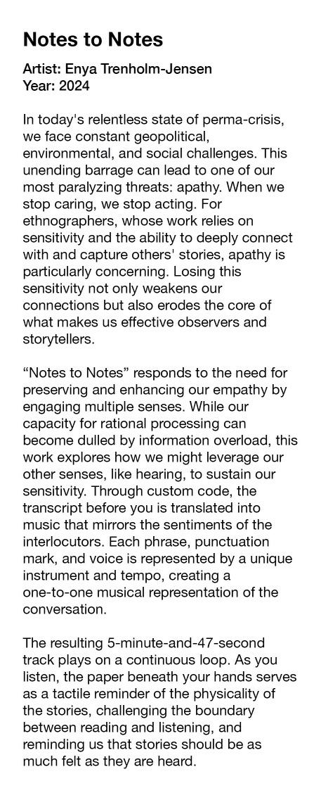 Box of notes and headphones — Notes to Notes — image 4